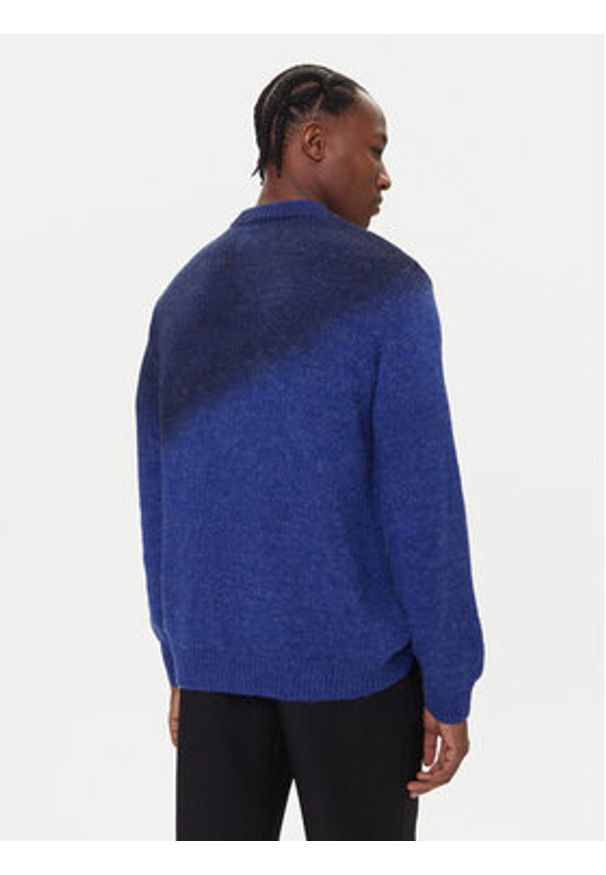 Versace Jeans Couture Sweter VERSACE JEANS-79GAFM05 Niebieski Regular Fit. Kolor: niebieski. Materiał: syntetyk