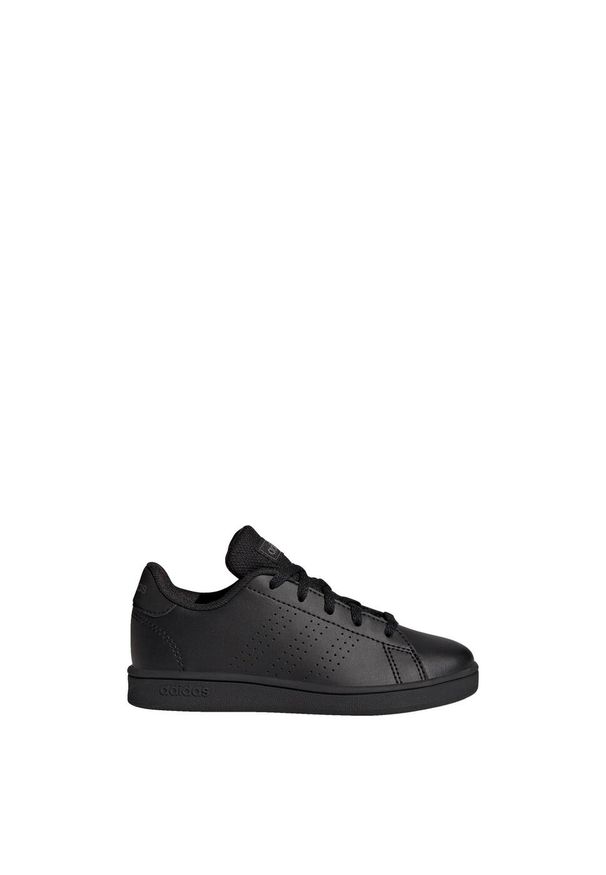 Buty Dziecko Adidas Advantage czarny. Okazja: na co dzień. Kolor: czarny, szary, wielokolorowy. Model: Adidas Advantage. Sport: turystyka piesza