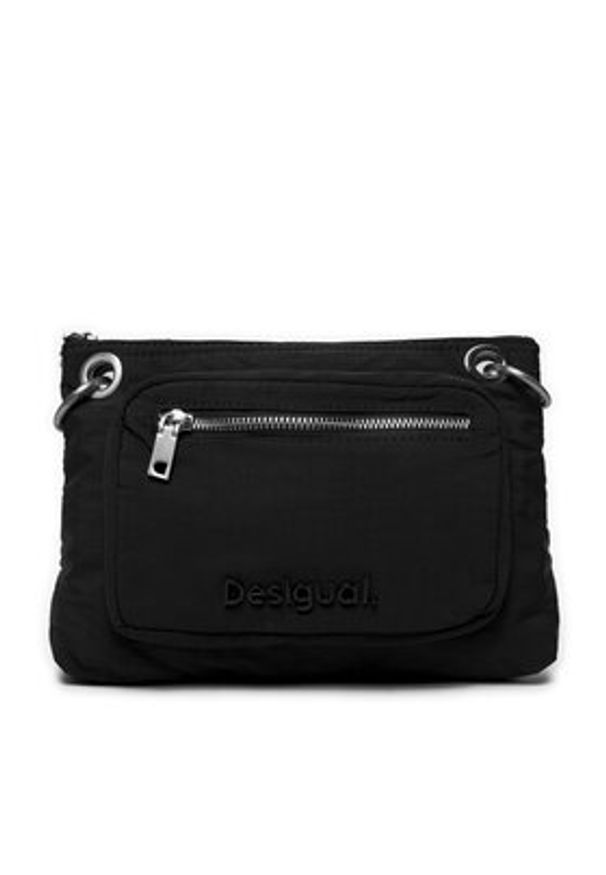 Desigual Plecak 24WAKY08 Czarny. Kolor: czarny. Materiał: materiał