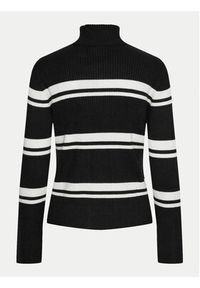 Pieces Golf Anomi 17150678 Czarny Regular Fit. Typ kołnierza: golf. Kolor: czarny. Materiał: syntetyk #2