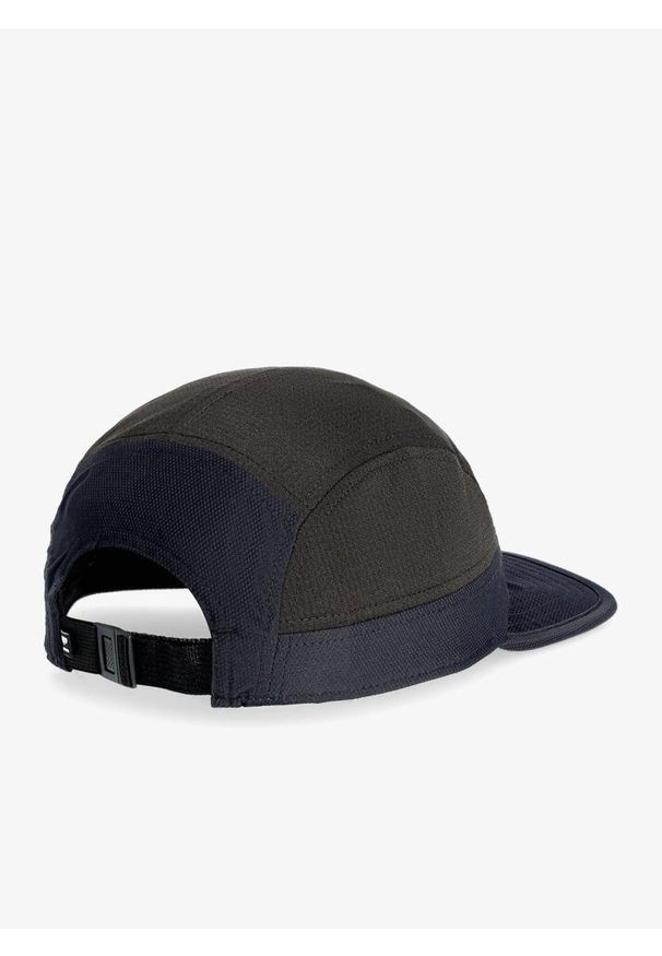 MONS ROYALE - Czapka z daszkiem Mons Royale Velocity Trail Cap - black. Kolor: czarny
