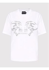 Mindout T-Shirt Unisex Rage Biały Oversize. Kolor: biały. Materiał: bawełna
