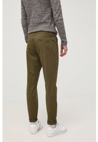 Only & Sons spodnie męskie kolor zielony w fasonie chinos. Kolor: zielony. Materiał: bawełna #3