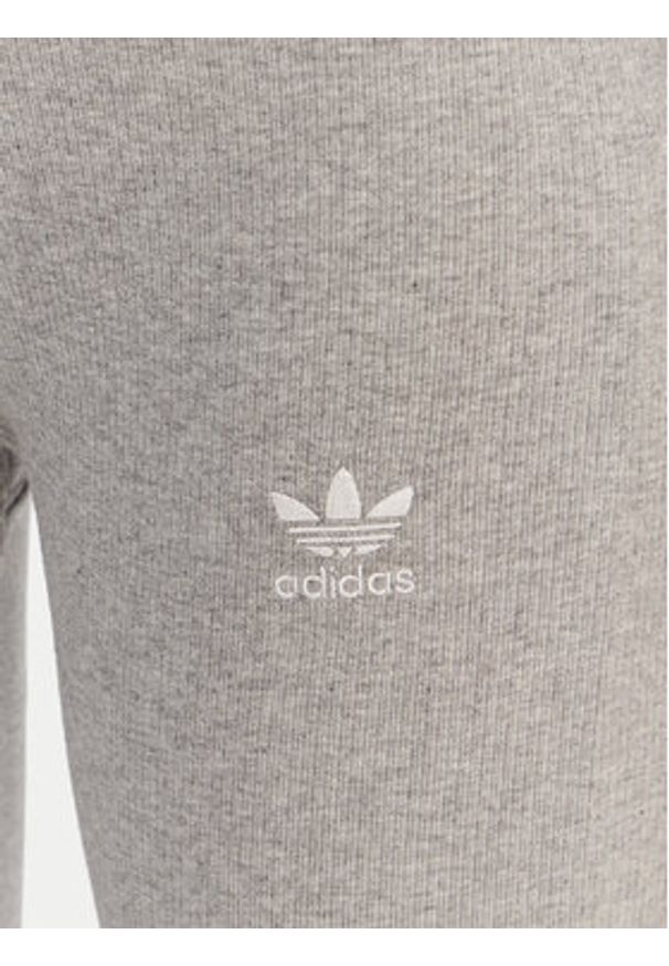 Adidas - adidas Legginsy Essentials IY9674 Szary Flared Leg. Kolor: szary. Materiał: bawełna, wiskoza
