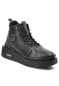 Czarne Sneakersy Artiker Modne Buty Damskie. Kolor: czarny #1