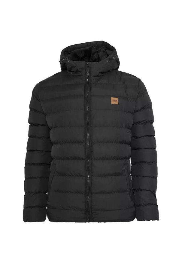 Urban Classics - Męska Podstawowa Kurtka Ocieplana. Kolor: czarny. Sport: turystyka piesza