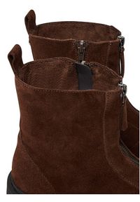 Steve Madden Botki SM11003404 Brązowy. Kolor: brązowy. Materiał: zamsz, skóra #3