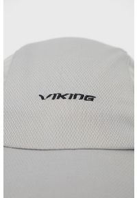 Viking czapka z daszkiem Barak kolor szary z nadrukiem. Kolor: szary. Wzór: nadruk