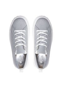 MICHAEL Michael Kors Sneakersy Grove Metallic 43S4GVFS2D Srebrny. Kolor: srebrny. Materiał: materiał #2