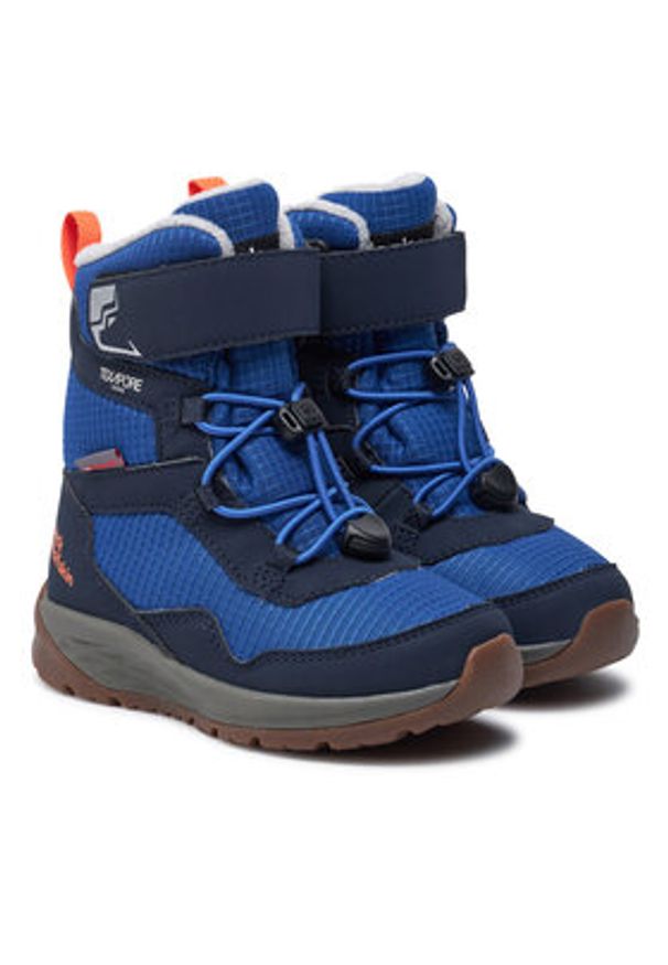 Jack Wolfskin Śniegowce Polar Bear-B Texapore High Vc K A62145 Niebieski. Kolor: niebieski. Materiał: materiał