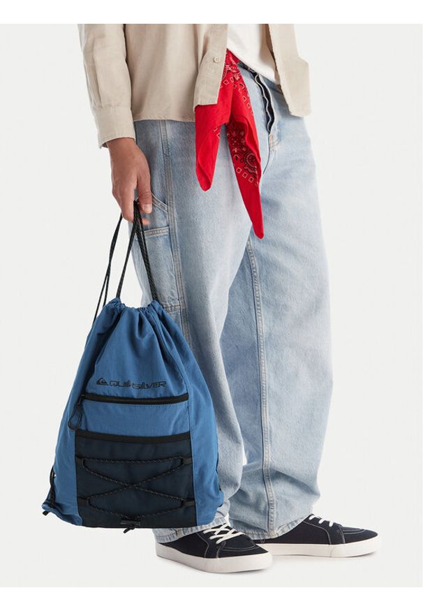 Quiksilver Plecak CEOWB-QUIC-M-001-09 Granatowy. Kolor: niebieski. Materiał: materiał