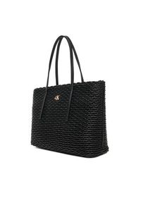 Calvin Klein Torebka LV04F3292G Czarny. Kolor: czarny. Materiał: skórzane