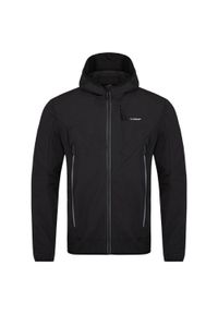 ZOOPLEMENTS - Kurtka softshell Loap Ural męska M - wiatroszczelna, oddychająca. Kolor: szary. Materiał: softshell #1