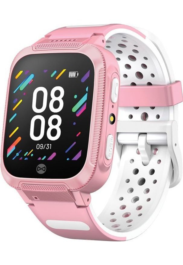 FOREVER - Smartwatch Forever Find Me 2 KW-210 Biało-różowy (GPS Kids Find Me 2 różowy). Rodzaj zegarka: smartwatch. Kolor: różowy, wielokolorowy, biały