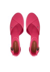 TOMMY HILFIGER - Tommy Hilfiger Espadryle FW0FW08657 Różowy. Kolor: różowy. Materiał: materiał #4
