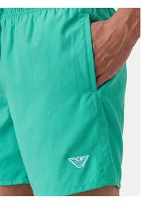 Emporio Armani Szorty kąpielowe EM000583 AF20424 U7308 Zielony Regular Fit. Kolor: zielony. Materiał: syntetyk #4