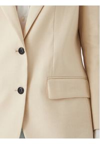 Hugo - HUGO Marynarka Anetali 50560000 Beżowy Oversize. Kolor: beżowy. Materiał: syntetyk #4