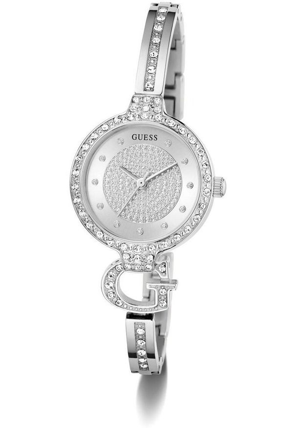 Zegarek Guess Zegarek damski Guess GW0929L1 CYRKONIE srebrny. Kolor: srebrny