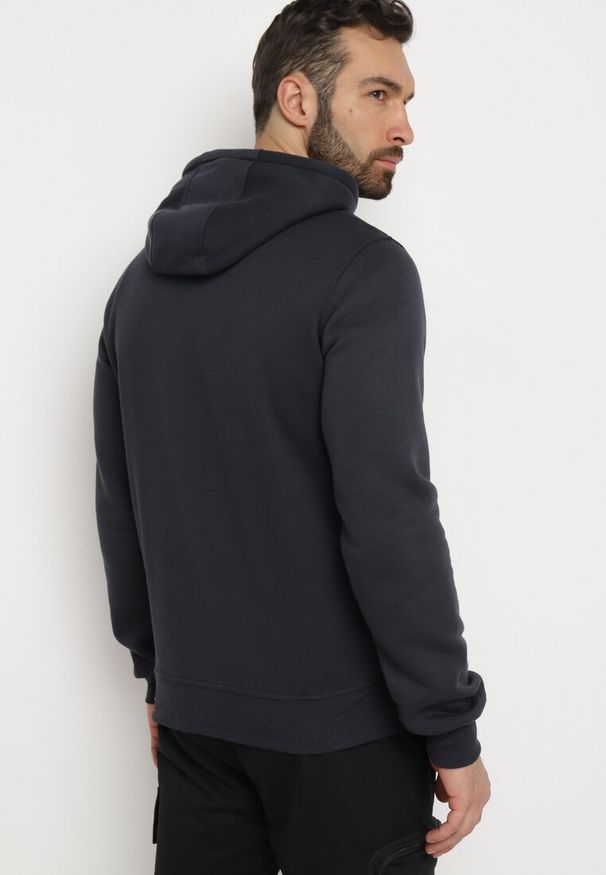 Born2be - Granatowa Bluza Evoire. Okazja: na co dzień. Typ kołnierza: kaptur. Kolor: niebieski. Styl: casual