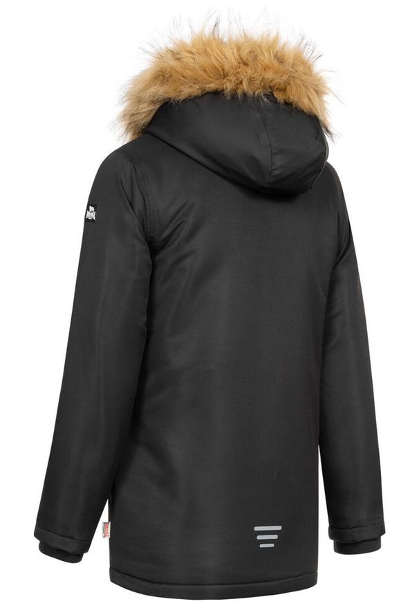 Dziecięca kurtka puchowa Lonsdale Rothley. Kolor: czarny. Materiał: puch. Sezon: zima