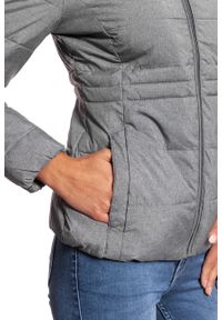 Wrangler - DAMSKA KURTKA ZIMOWA WRANGLER SHORT PUFFER MID GREY MEL W4104V537. Materiał: puch. Sezon: zima #7