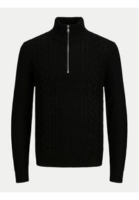 Jack & Jones - Jack&Jones Sweter Craig 12260826 Czarny Regular Fit. Kolor: czarny. Materiał: syntetyk