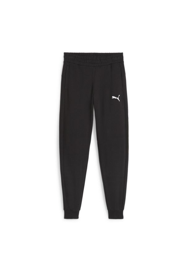 Spodnie sportowe chłopięce Puma Team Goal. Kolor: czarny. Materiał: dresówka. Sport: piłka nożna