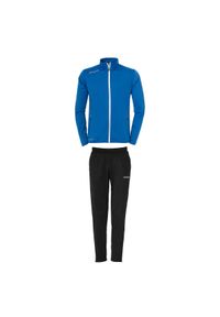 UHLSPORT - Klasyczny zestaw dresowy dla dzieci Uhlsport Essential. Kolor: wielokolorowy, niebieski, biały. Materiał: dresówka. Styl: klasyczny #1