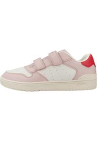 Geox - Kapcie GEOX J WASHIBA GIRL Rose. Kolor: różowy. Materiał: syntetyk, tkanina. Sport: turystyka piesza