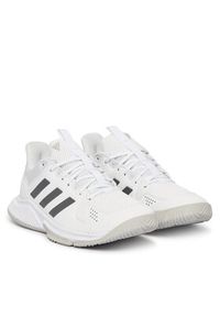 Adidas - adidas Buty halowe Court Flight KJ3682 Biały. Kolor: biały. Materiał: skóra #6