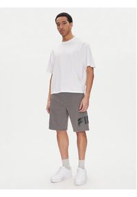 Fila Szorty sportowe Lezinnes FAM0870 Szary Regular Fit. Kolor: szary. Materiał: syntetyk. Styl: sportowy
