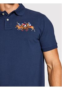 Polo Ralph Lauren Polo Ssl 710814437003 Granatowy Slim Fit. Typ kołnierza: polo. Kolor: niebieski. Materiał: bawełna #3