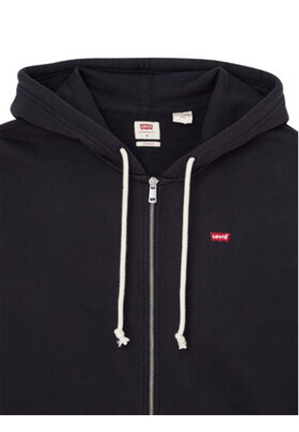 Levi's® Bluza Original 34584-0016 Czarny Standard Fit. Kolor: czarny. Materiał: bawełna
