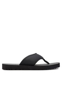 Calvin Klein Jeans Japonki Thong Sandal Slipon Rp In Btw YM0YM00943 Czarny. Kolor: czarny. Materiał: skóra