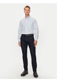 Calvin Klein Koszula K10K113491 Niebieski Slim Fit. Kolor: niebieski. Materiał: bawełna #5