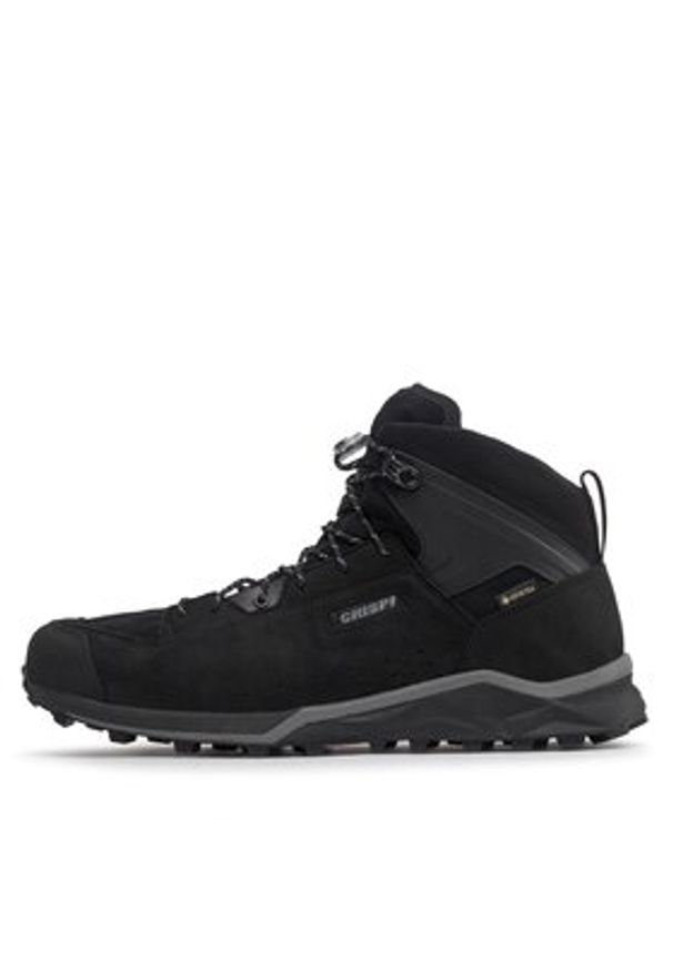 Crispi Trekkingi Attiva Mid Gtx GORE-TEX LW23209960 Czarny. Kolor: czarny. Materiał: nubuk, skóra. Technologia: Gore-Tex. Sport: turystyka piesza