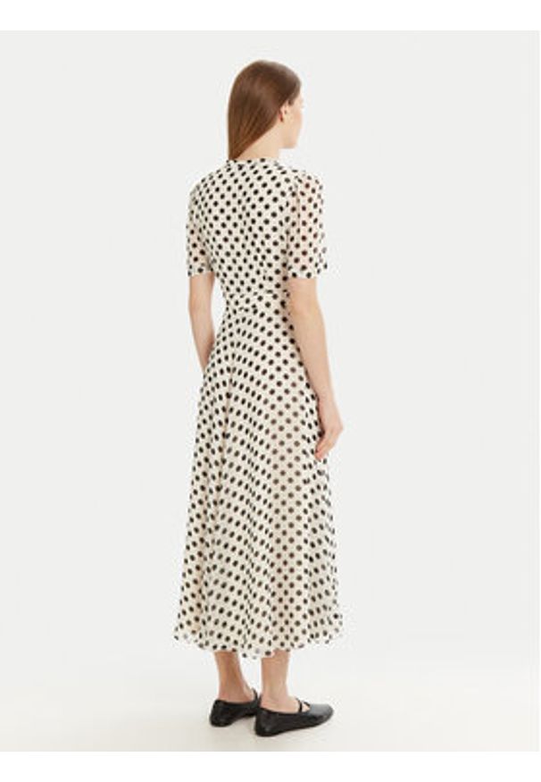 Marella Sukienka codzienna Lorenzo 2513221141 Écru Regular Fit. Okazja: na co dzień. Materiał: wiskoza. Typ sukienki: proste. Styl: casual