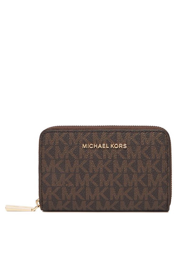 Mały Portfel Damski MICHAEL Michael Kors. Kolor: brązowy