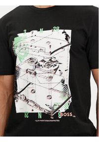 BOSS - Boss T-Shirt Te_Cassatte 50516003 Czarny Regular Fit. Kolor: czarny. Materiał: bawełna #4