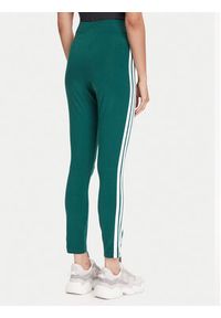 Adidas - adidas Legginsy Essentials 3-Stripes KB7663 Zielony Slim Fit. Kolor: zielony. Materiał: bawełna #3