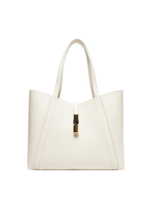 Furla Torebka WB01788 BX3353 KH PNN00 Écru. Materiał: skórzane
