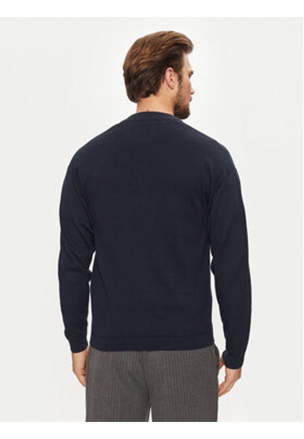 Jack & Jones - Jack&Jones Bluza Calvin 12269128 Granatowy Relaxed Fit. Kolor: niebieski. Materiał: bawełna