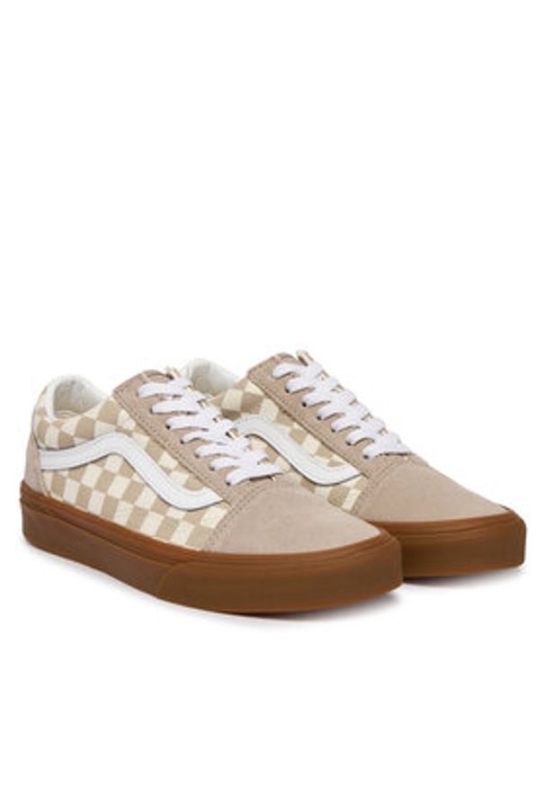 Vans Tenisówki Old Skool VN000D2VH2B1 Beżowy. Kolor: beżowy. Materiał: skóra, zamsz