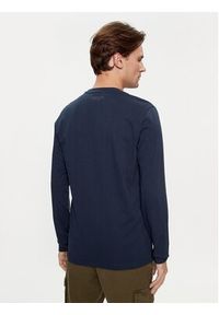 Aeronautica Militare Longsleeve 232TS2144J594 Granatowy Regular Fit. Kolor: niebieski. Materiał: bawełna. Długość rękawa: długi rękaw #4