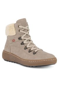 Rieker Trzewiki Z6638-64 Beżowy. Kolor: beżowy. Materiał: materiał #3