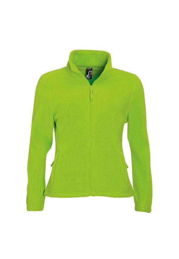 SOL'S - Damski Polar North Bluza Polarowa Na Zamek. Kolor: szary. Materiał: polar. Sezon: zima. Styl: sportowy