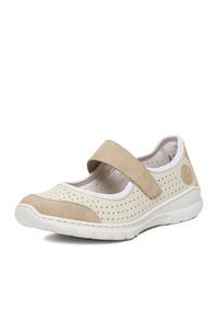 Rieker Półbuty CEO-L32B5-81 Kremowy. Kolor: kremowy. Materiał: skóra #4