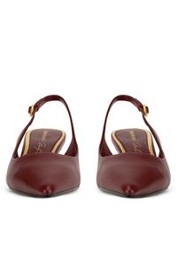 Gino Rossi Czółenka LILIANE-526-2 Bordowy. Kolor: czerwony. Materiał: skóra #5