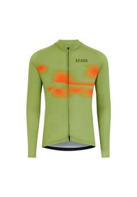 KEADA SPORTS - Męska koszulka rowerowa z długim rękawem - Onwards Five. Kolor: zielony. Długość rękawa: długi rękaw. Długość: długie #1