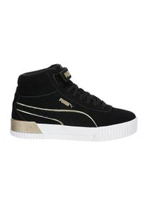 Buty do chodzenia damskie Puma Carina Mid SD Metal V2. Zapięcie: rzepy. Kolor: czarny. Materiał: materiał, syntetyk. Szerokość cholewki: normalna. Sport: turystyka piesza
